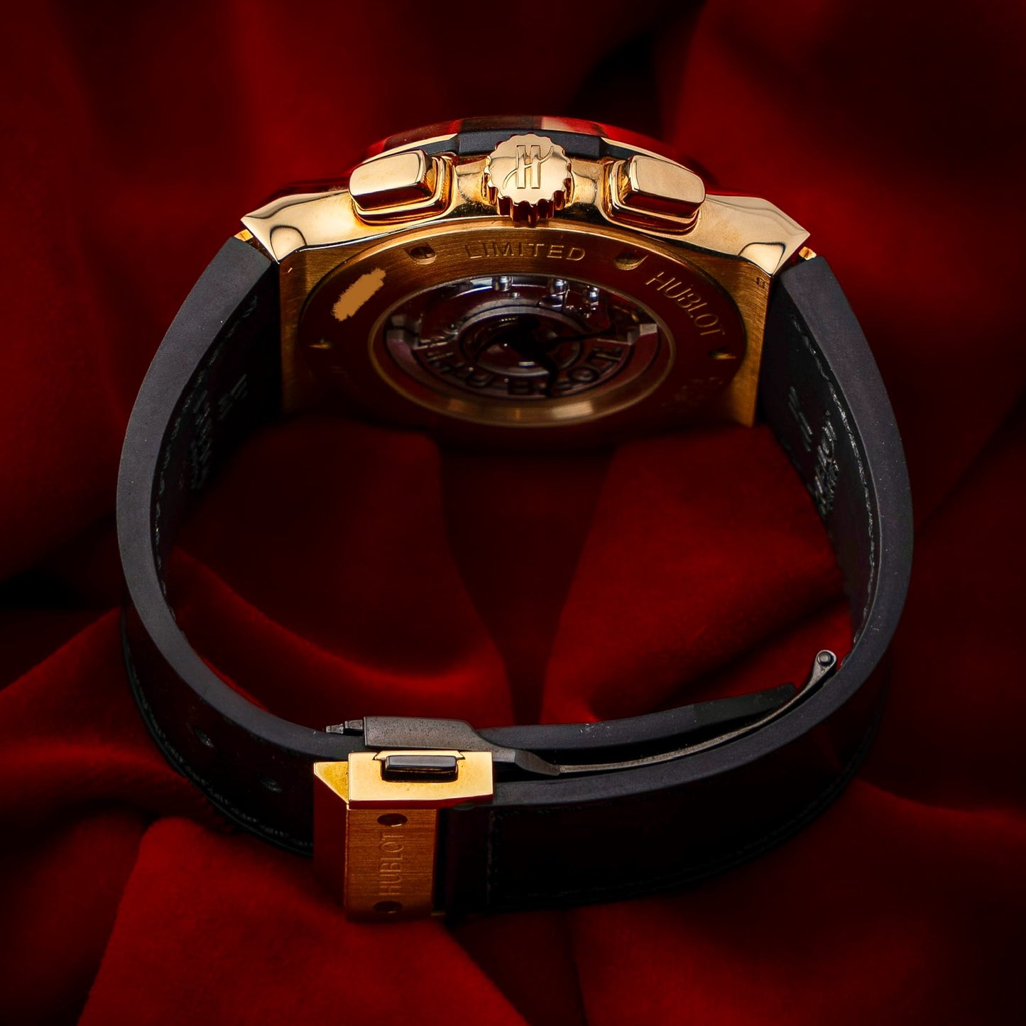 Hublot Classic Fusion Aerofusion Pele Gold Skeleton 1 of 200 Soccer Ball Box 45mm