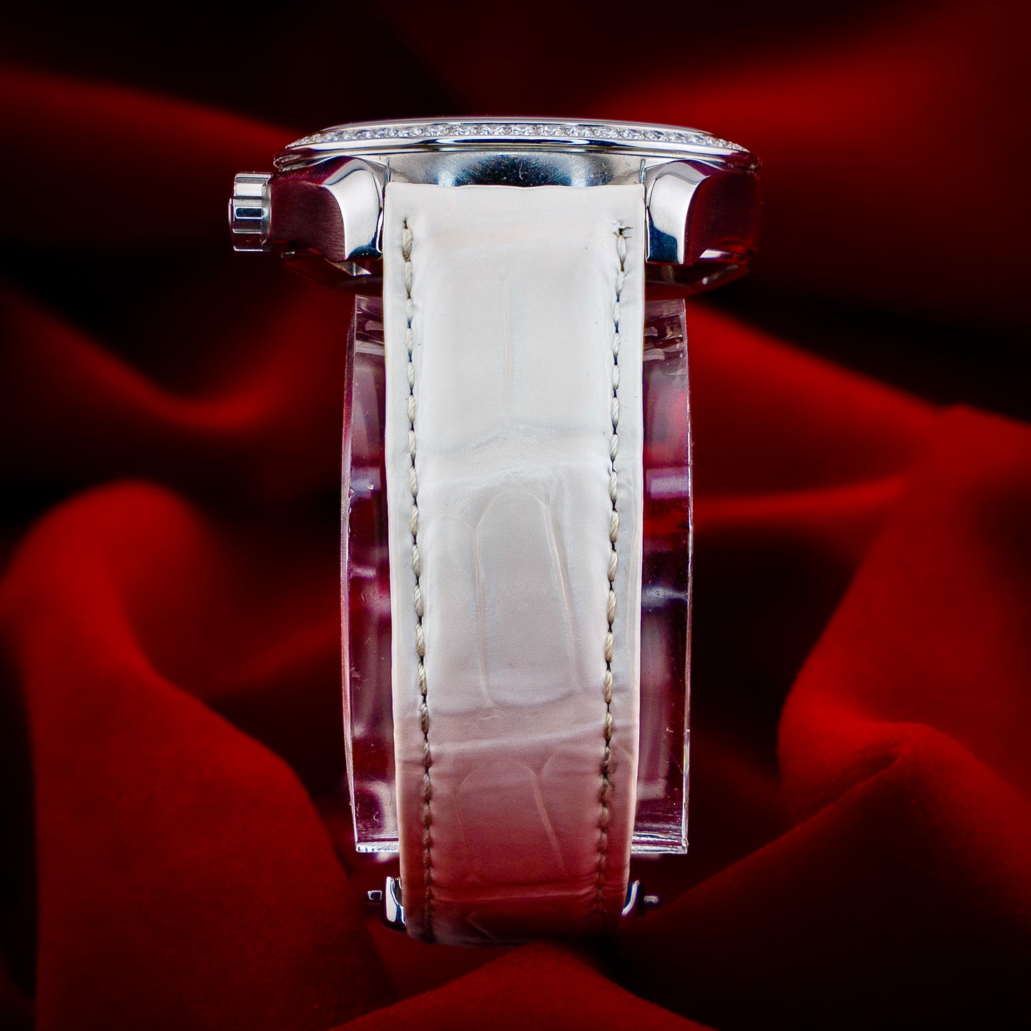 Omega Seamaster Aqua Terra White MOP Dial Mother Of Pearl Diamond Bezel 38.5mm