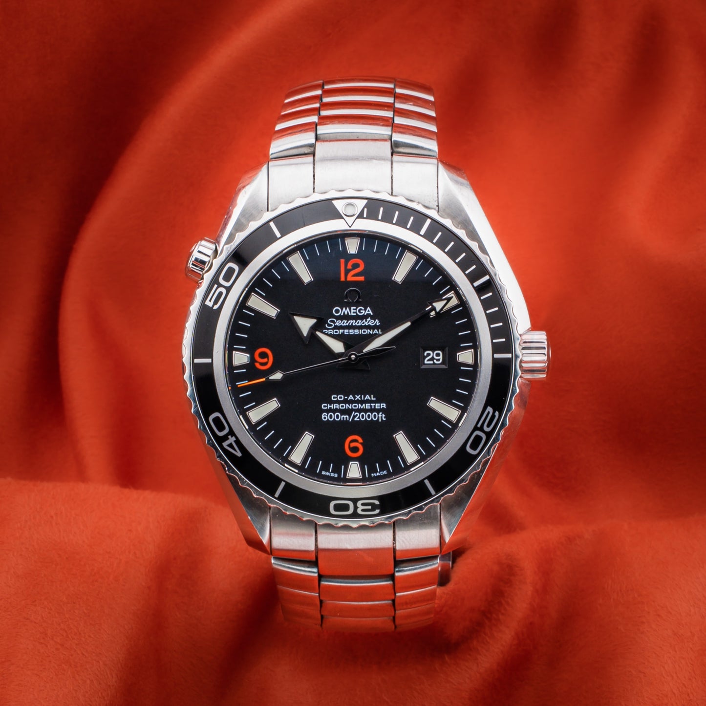 Omega Seamaster Planet Ocean 600M Orange Accents