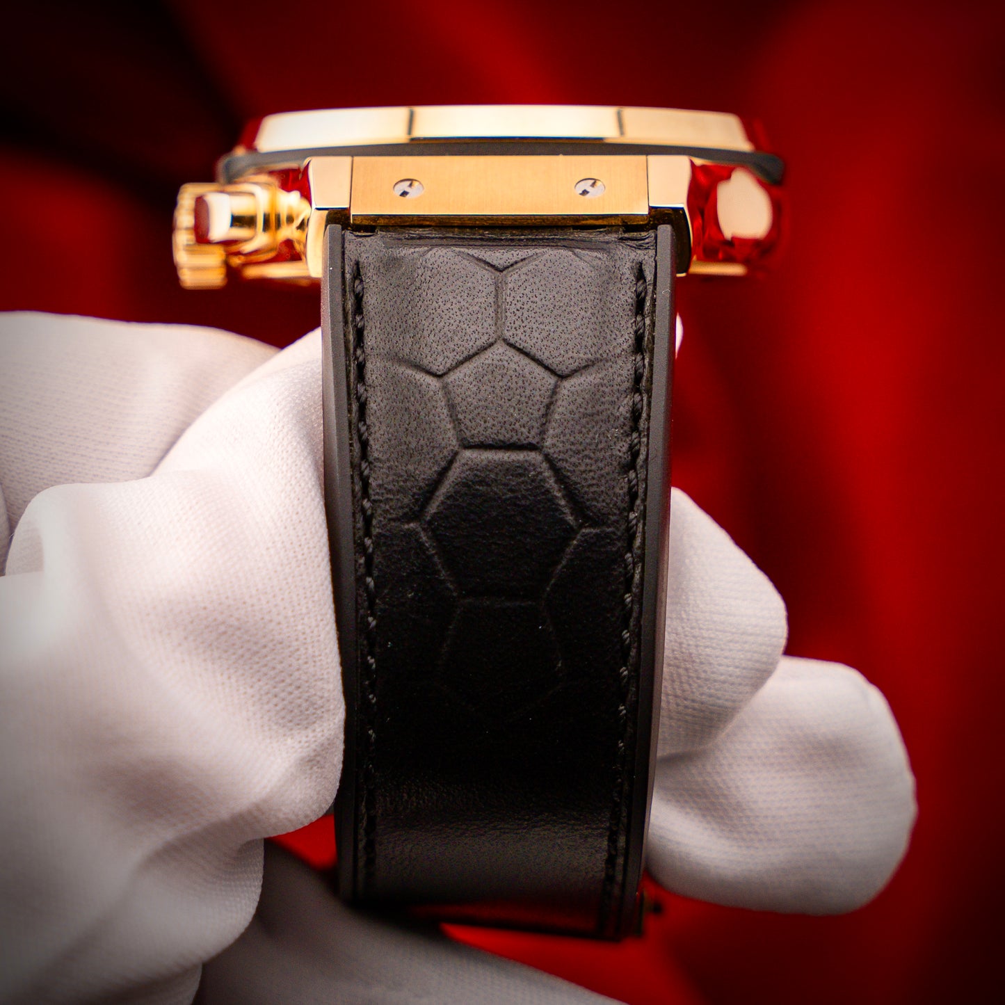 Hublot Classic Fusion Aerofusion Pele Gold Skeleton 1 of 200 Soccer Ball Box 45mm