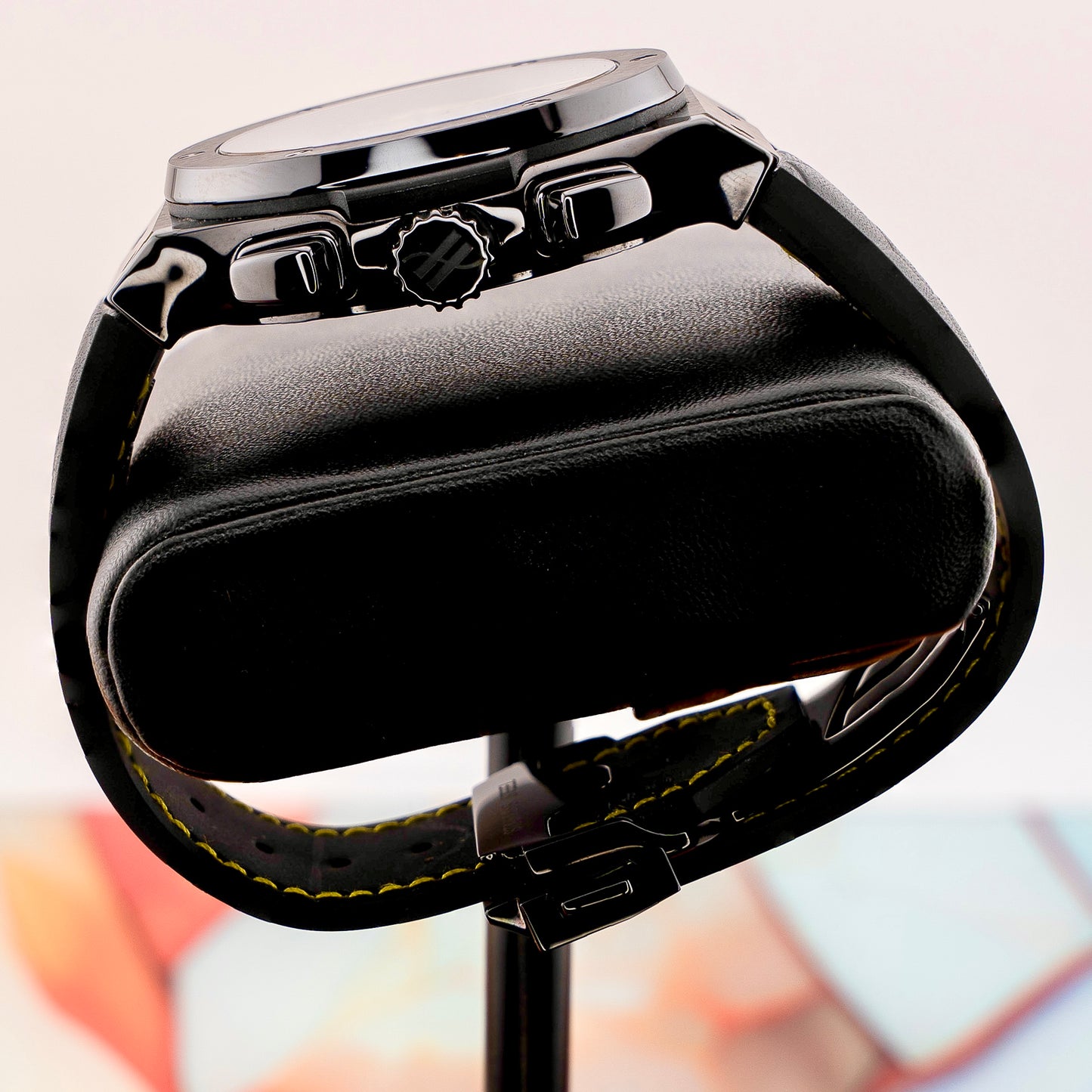 Hublot Classic Fusion Aerofusion Pele Ceramic Limited Edition Mint Yellow Accent 45mm