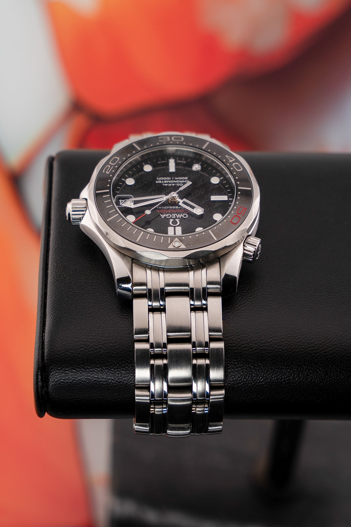 Omega Seamaster James Bond 50th Anniversary Limited Edition Steel Bracelet Black 36mm